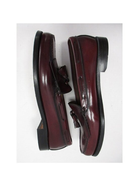GH Bass Weejuns Shoes 11C Red Loafer Leather Kiltie Tassel Slip On* main image 10